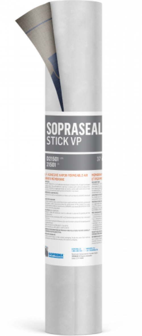 Soprema Sopraseal Stick VP – Self-Adhered Vapour-Permeable Air Barrier Membrane | IPS Metal