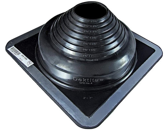 Dektite Premium Roof Boots – Silicone Pipe Flashing for Metal Roofs | IPS Metal