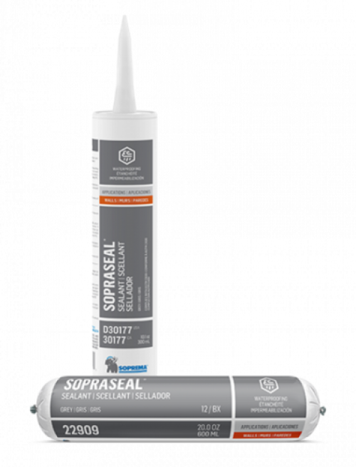 Soprema Sopraseal Sealant – Elastomeric Sealant for Air & Vapour Barrier Systems | IPS Metal