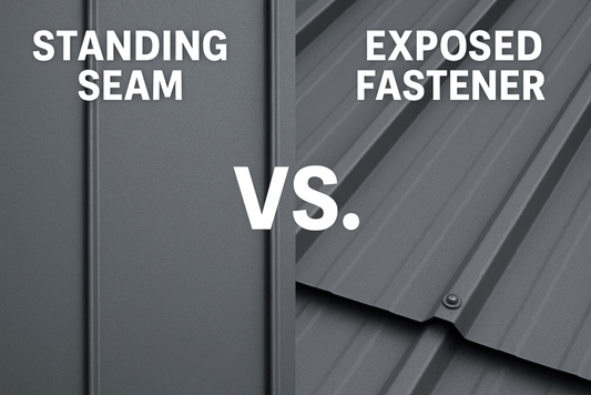 Standing Seam vs. Exposed Fastener Roofing: Which Is Right for You? | IPS Metal