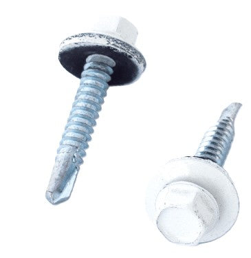 #12-14x1" Hex Washer Head Self-Drilling Metal to Metal Screws
